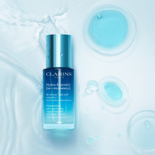 CLARINS Hydra-Essentiel [HA²+ POLYPHENOLS] Bi-sérum «anti-soif»